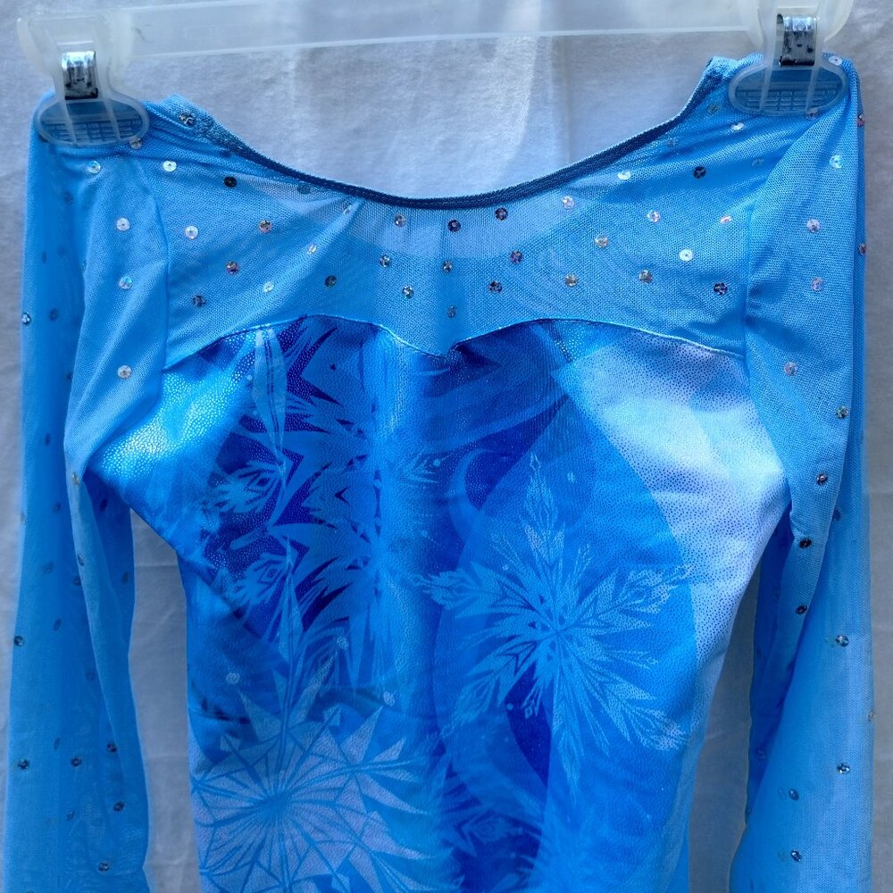 Fashion (12A) Snowflake, Sheer and Sequin Leotard
